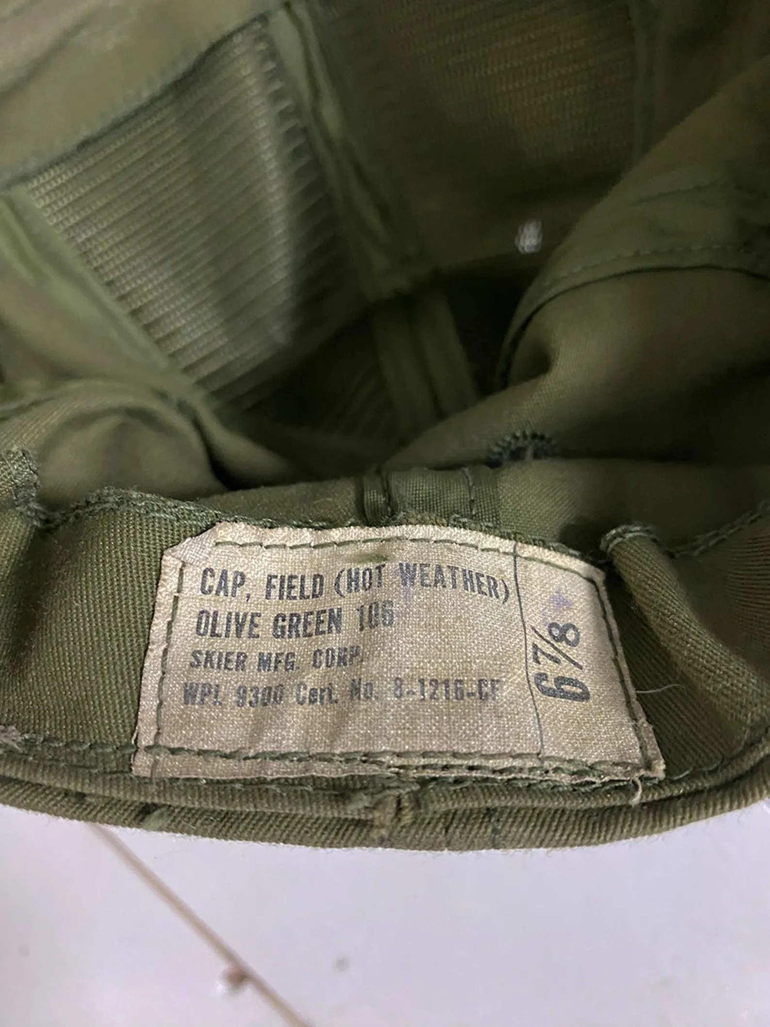 1970's Military Issue Field Cap