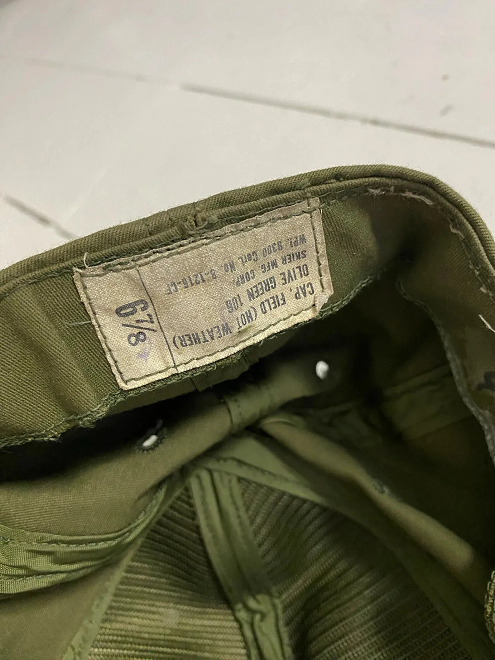 1970's Military Issue Field Cap