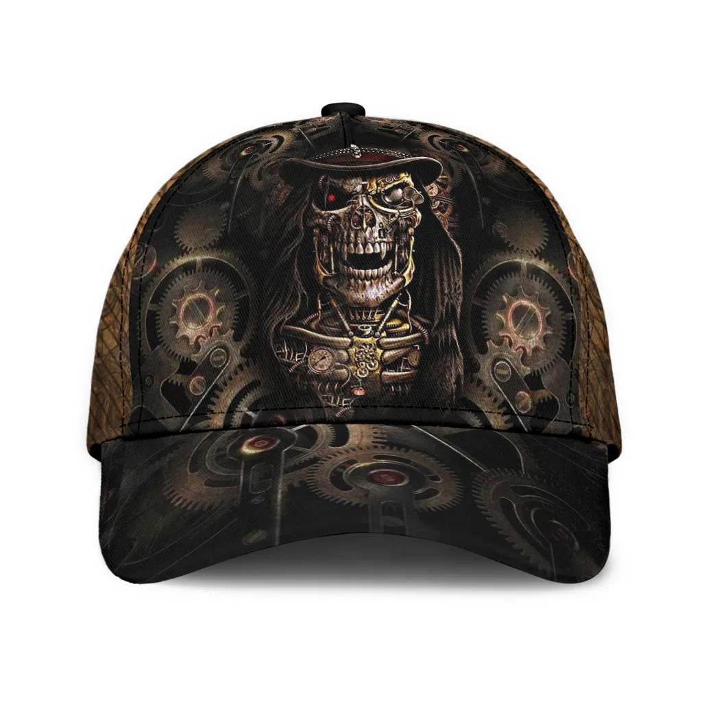 3D Baseball Cap Hat With Skull, Skull Cap Hat For Adults, Best Gift For Skull Lover