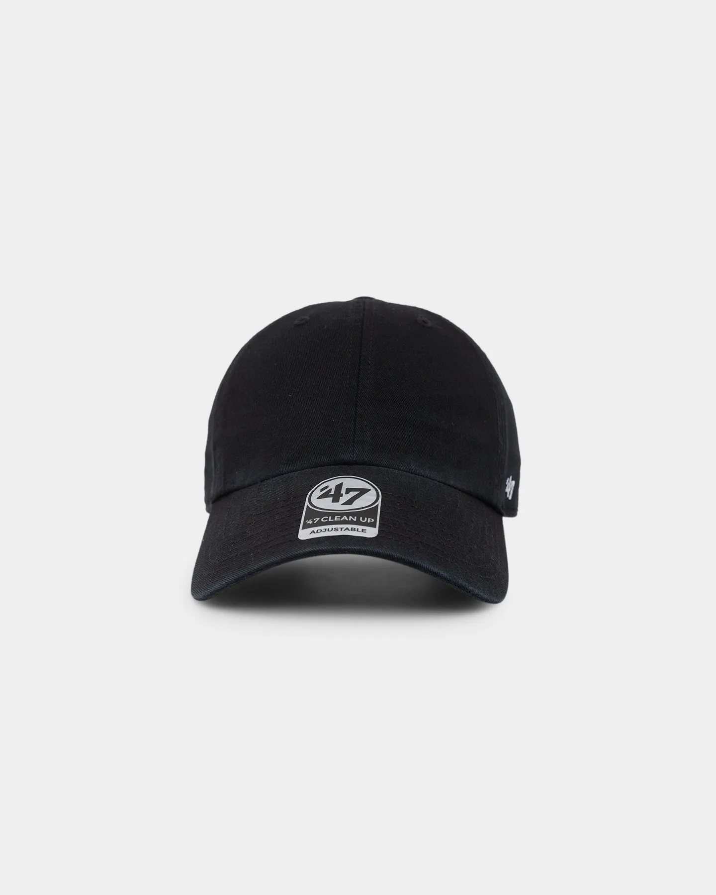 47 Brand Flat 47 Clean Up Strapback Black