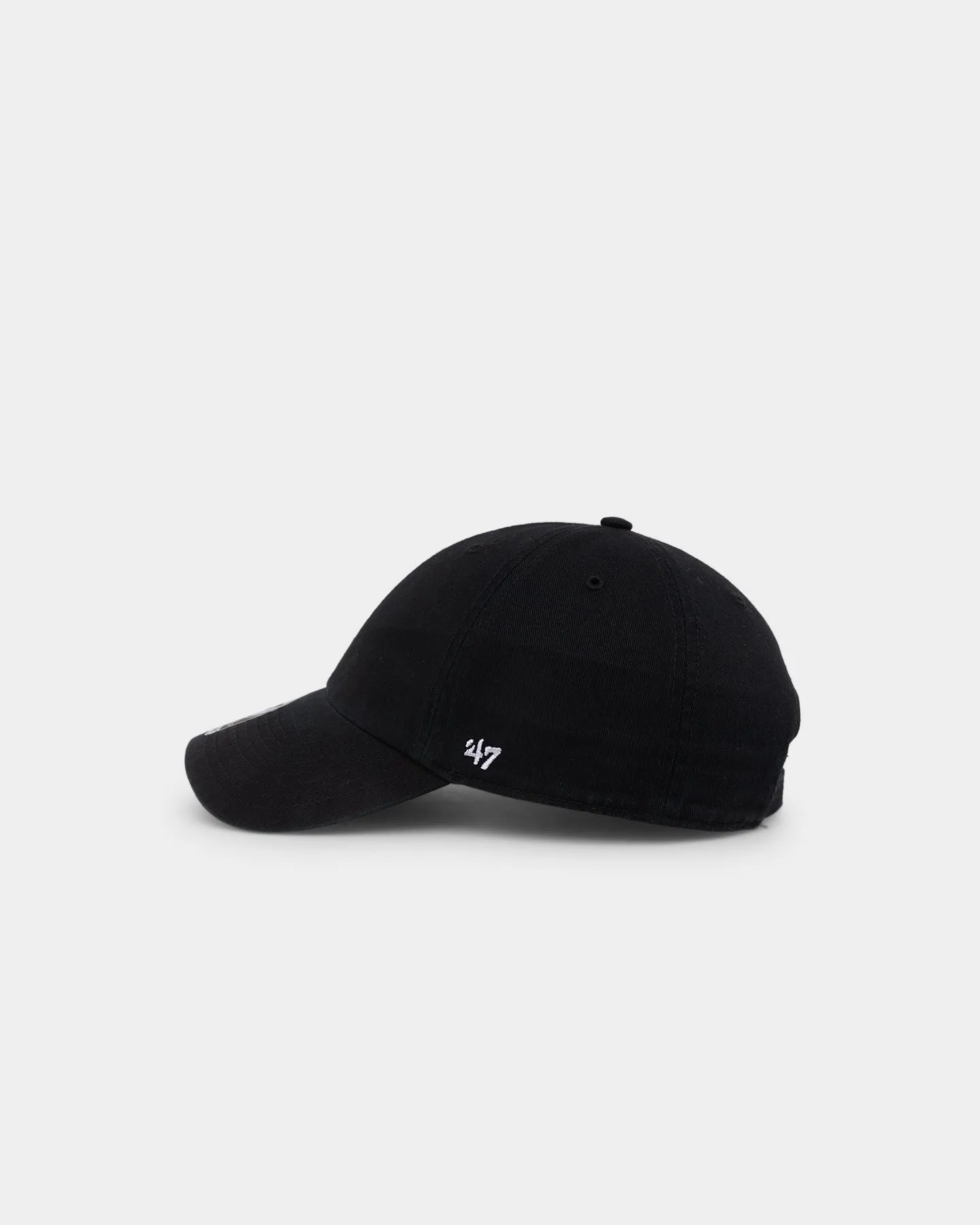 47 Brand Flat 47 Clean Up Strapback Black