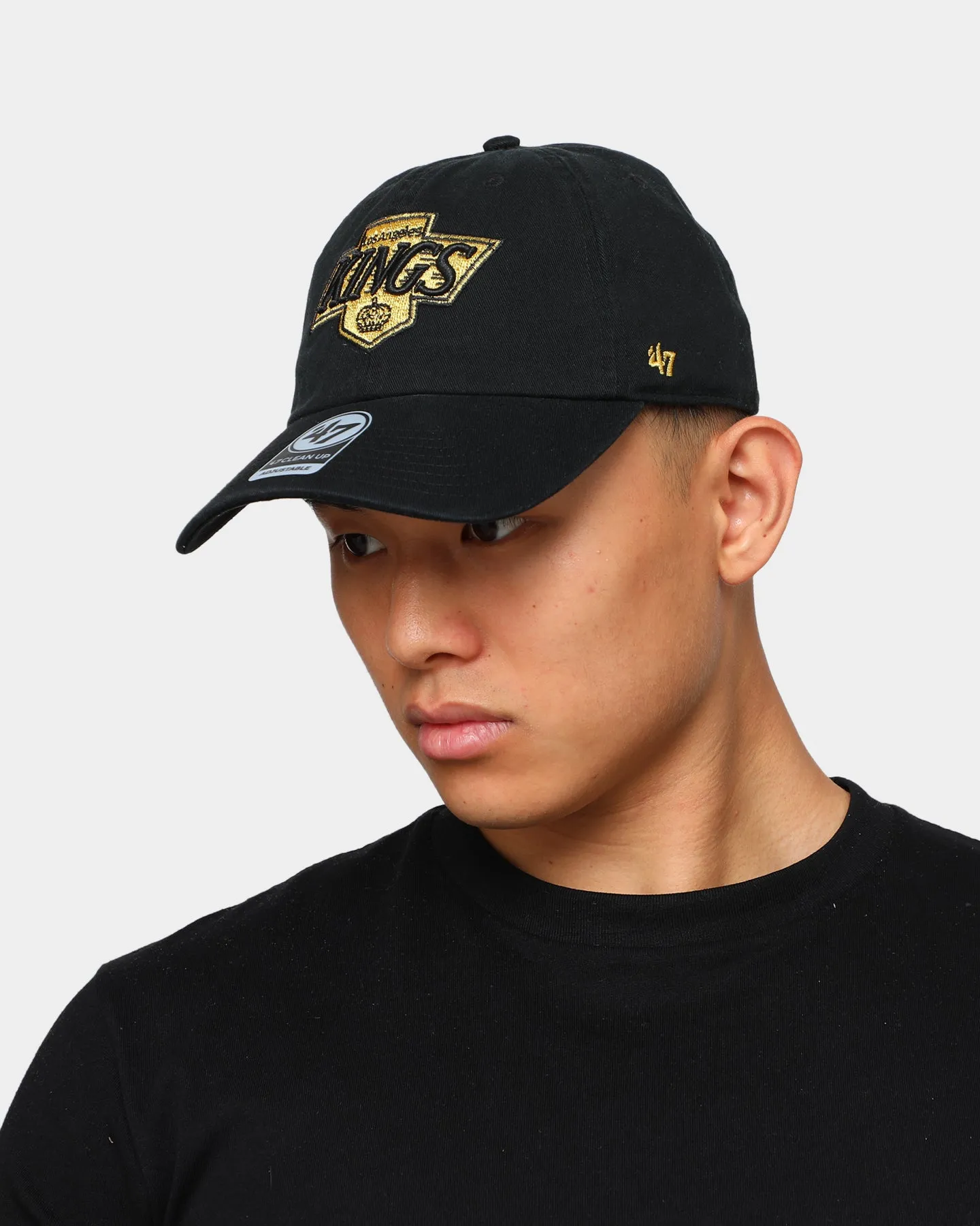 47 Brand Los Angeles Kings Clean Up Strapback Black/Gold