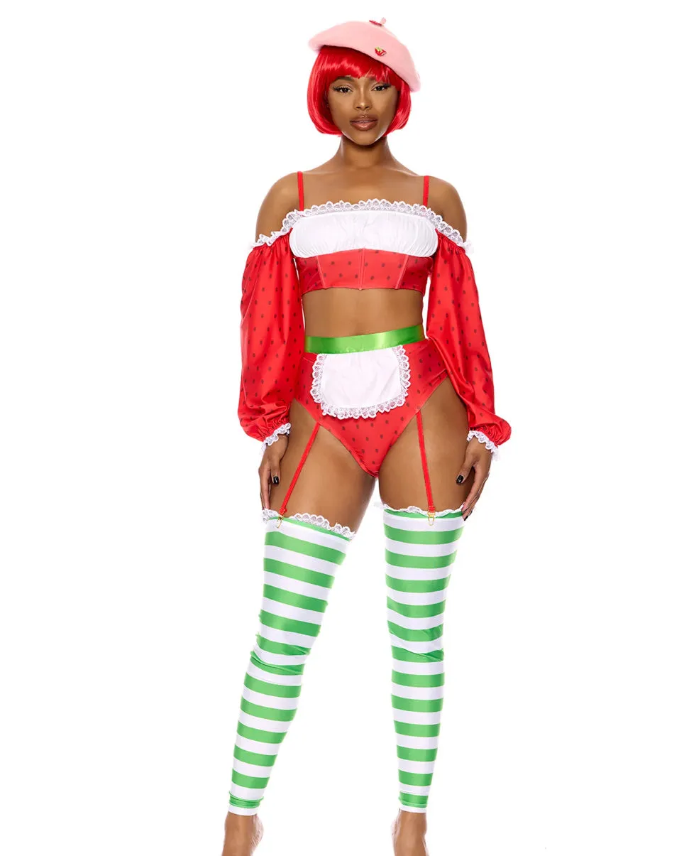 4pc Strawberry Shawty Costume