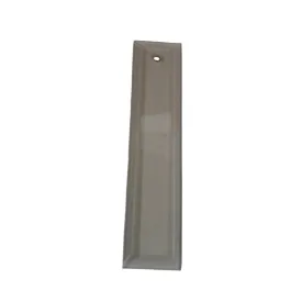 8-1/2" Smoke 1-Hole Glass Panel