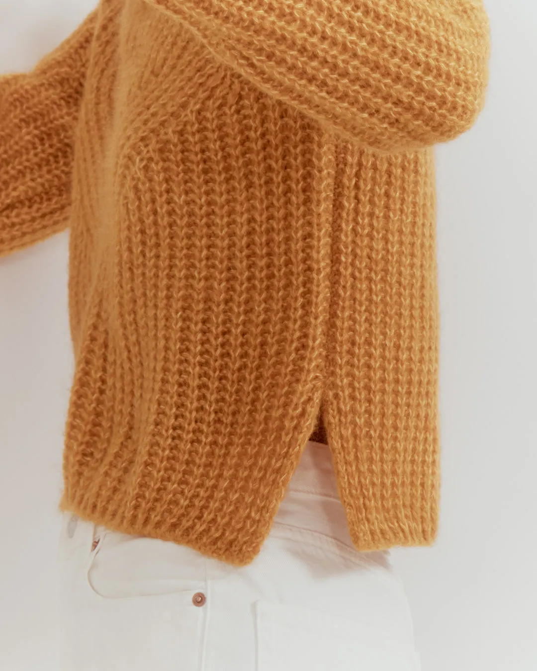 Alpaca Wool Crewneck Sweater