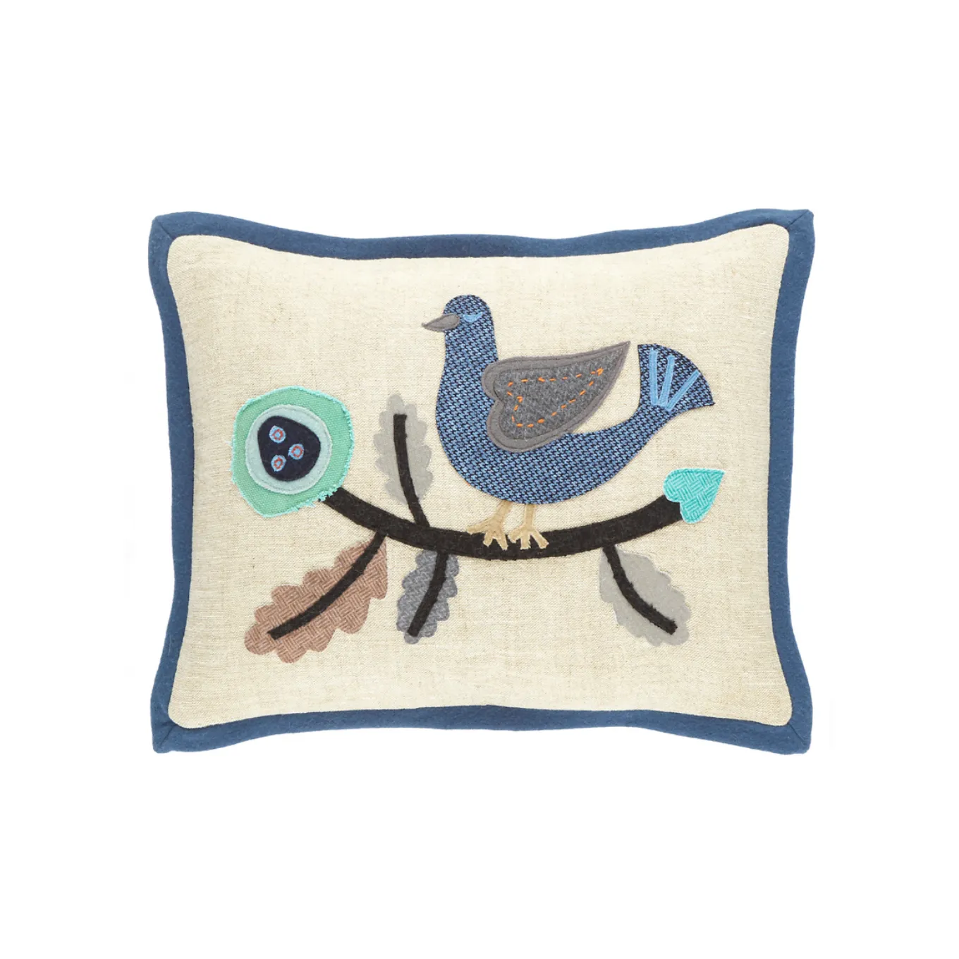 Annie Selkie Dawn Chorus Linen Pillow