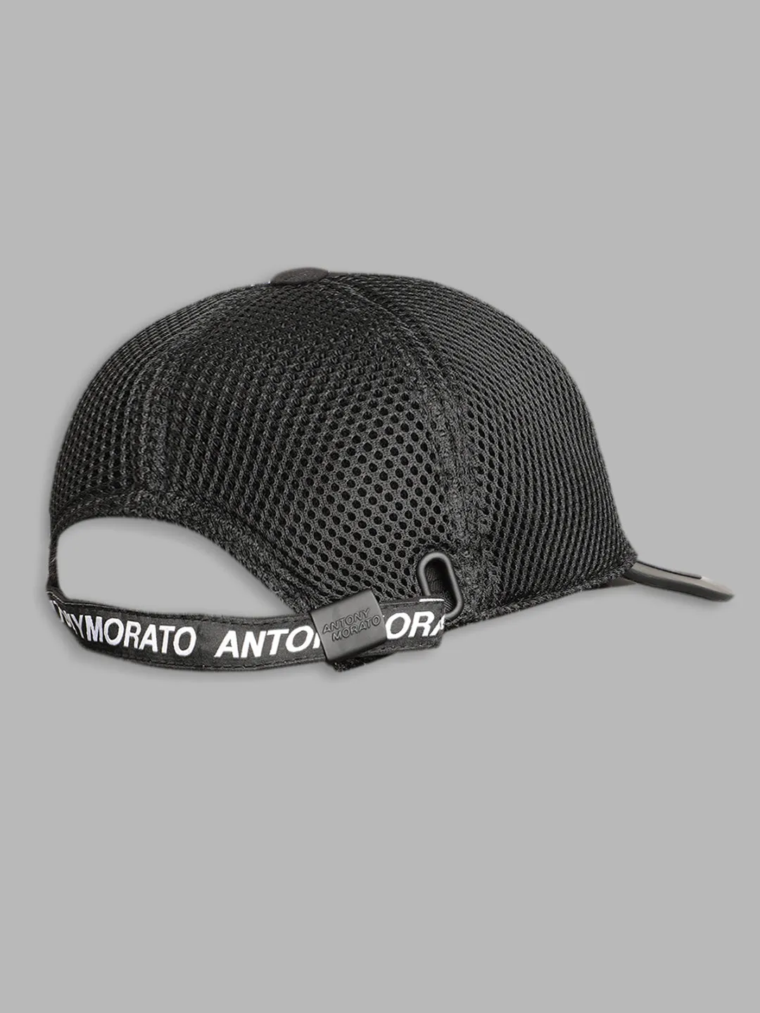 Antony Morato Boys Black  White Embroidered Baseball Cap