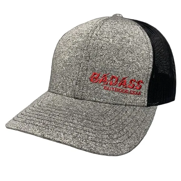 Badass Outdoor Gear Side Panel Logo Snap Back Trucker Hat