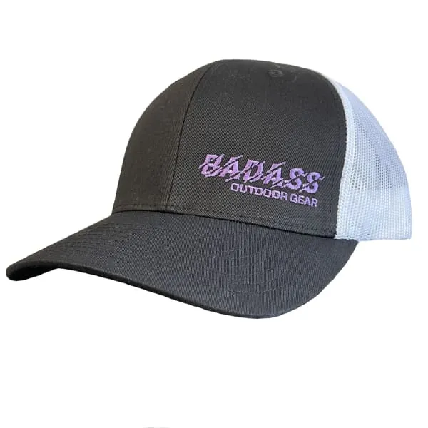 Badass Outdoor Gear Side Panel Logo Snap Back Trucker Hat