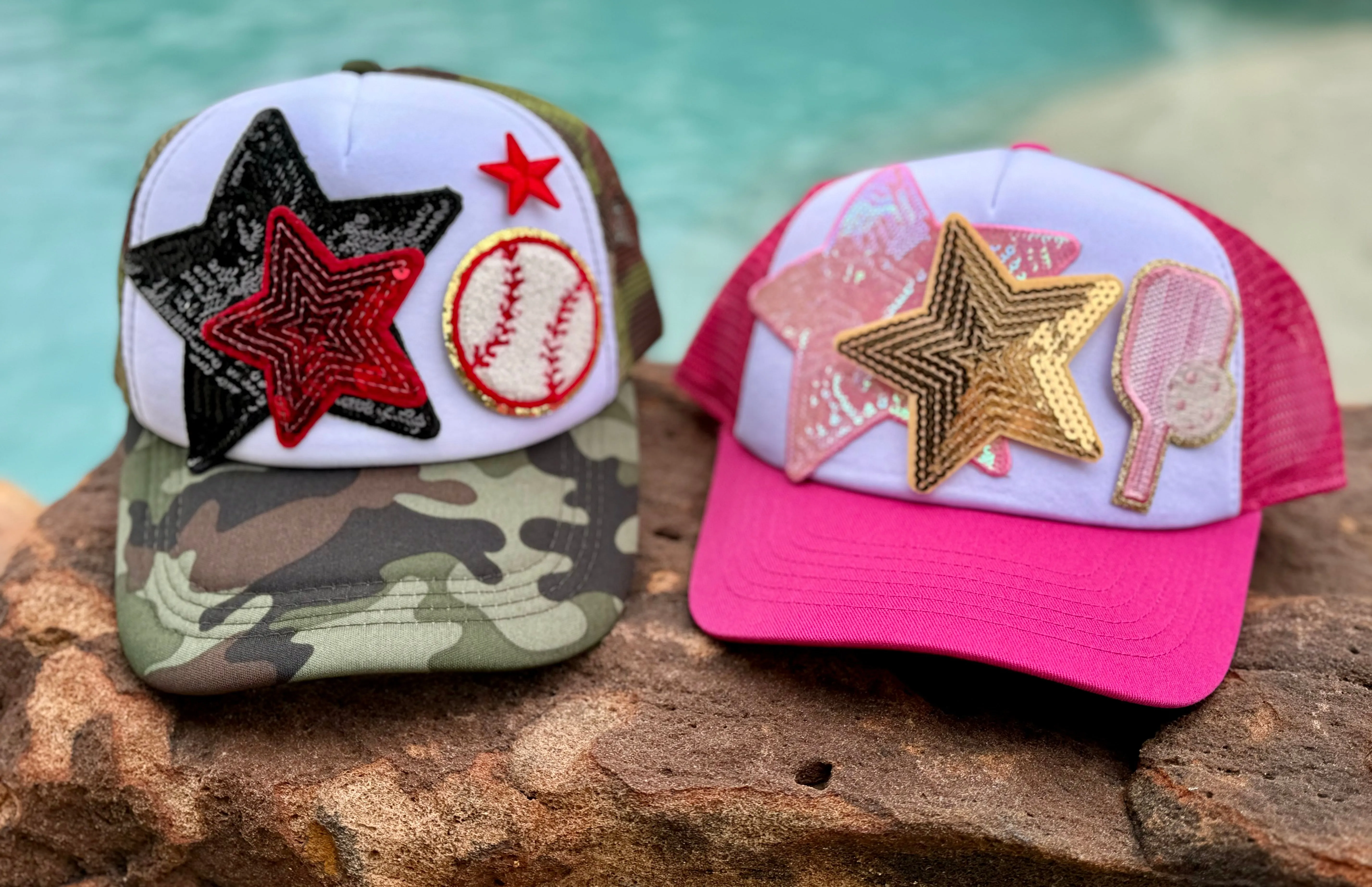 Baseball & Camo Trucker Hat