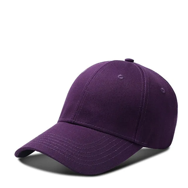 Baseball Caps Hat for Women Summer Solid Color Outdoor Adjustable Cap