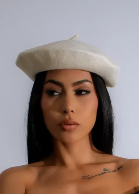 Beauty In The City Beret White