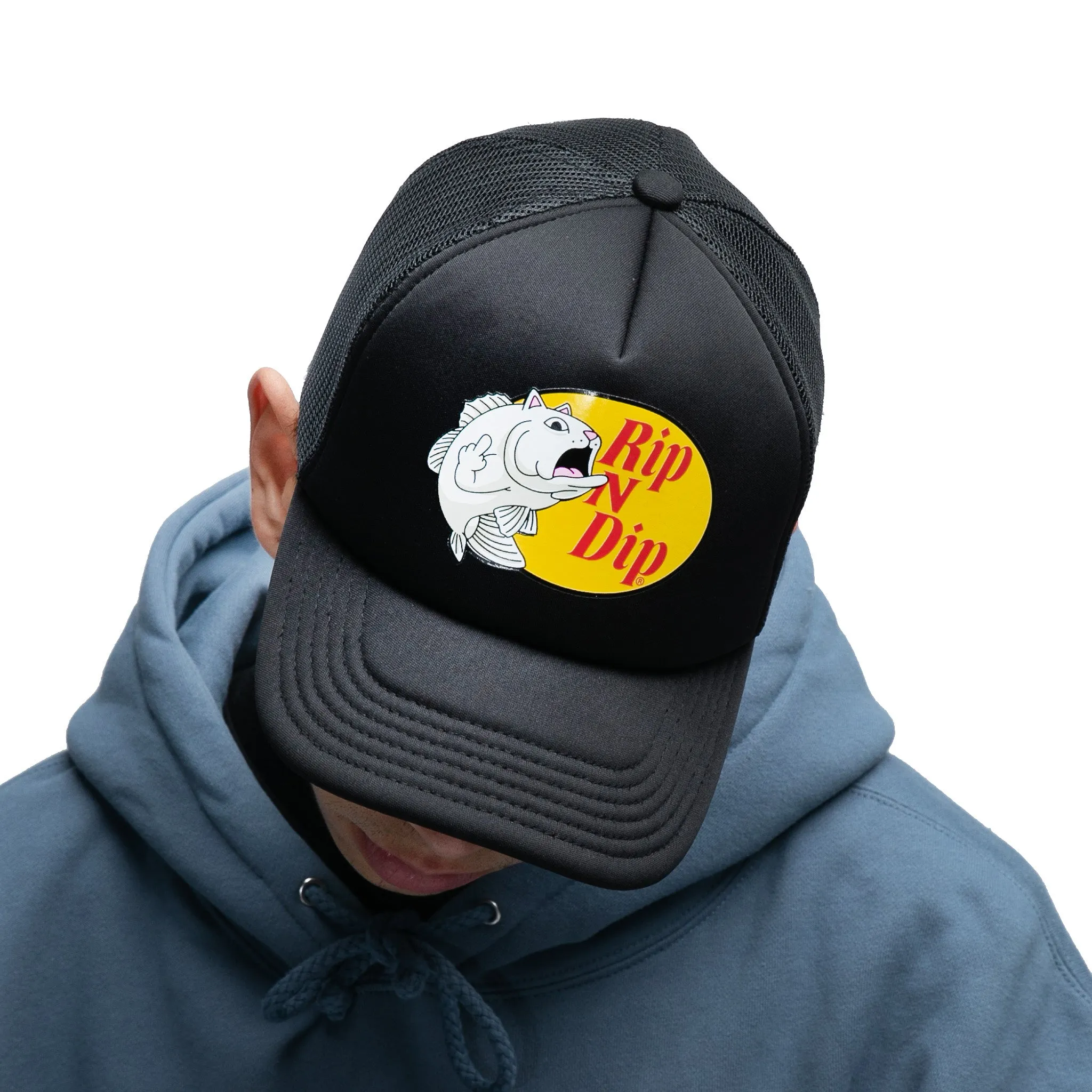 Catfish Trucker Hat (Black)