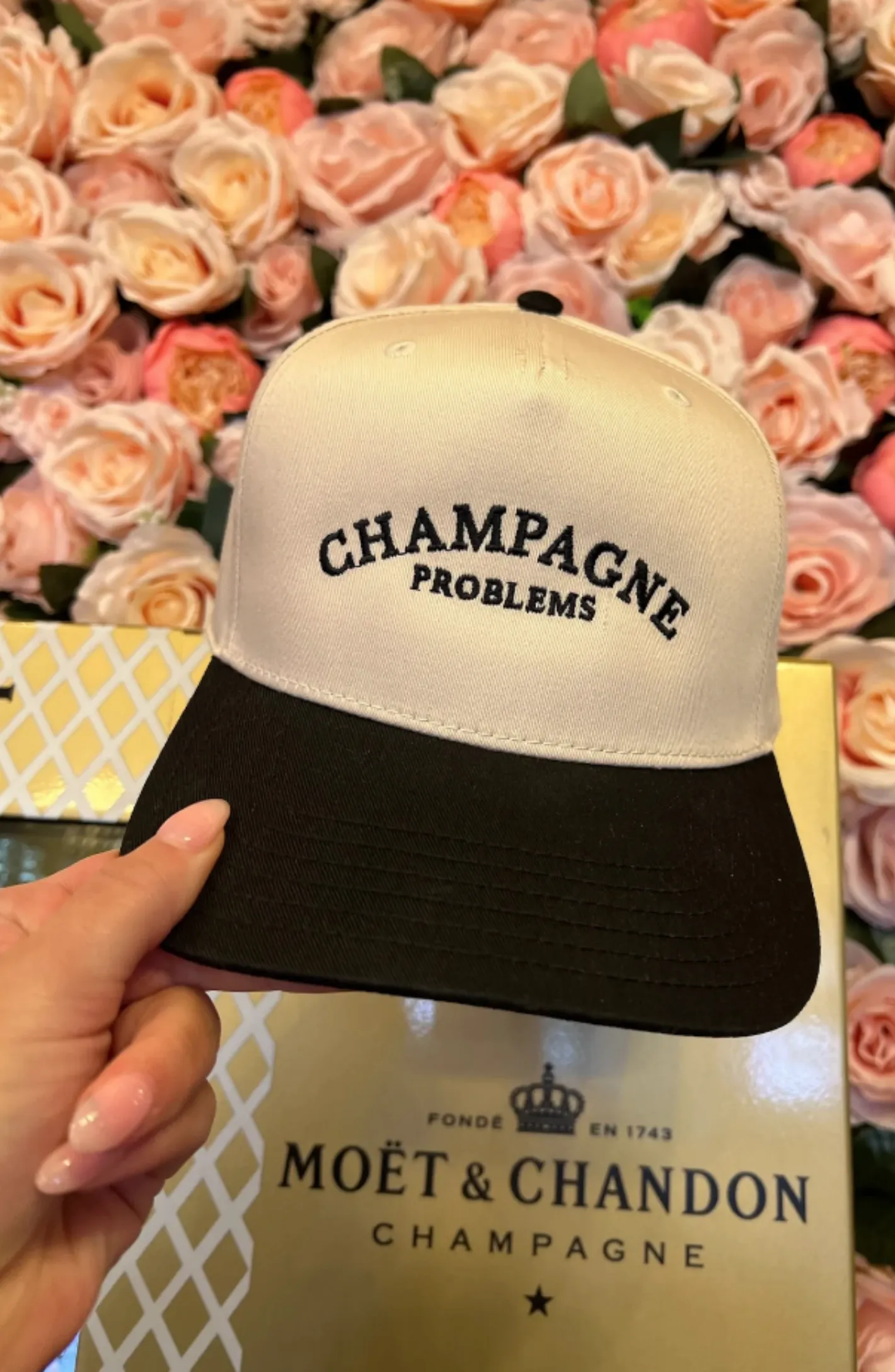 Champagne Problems Trucker Hat