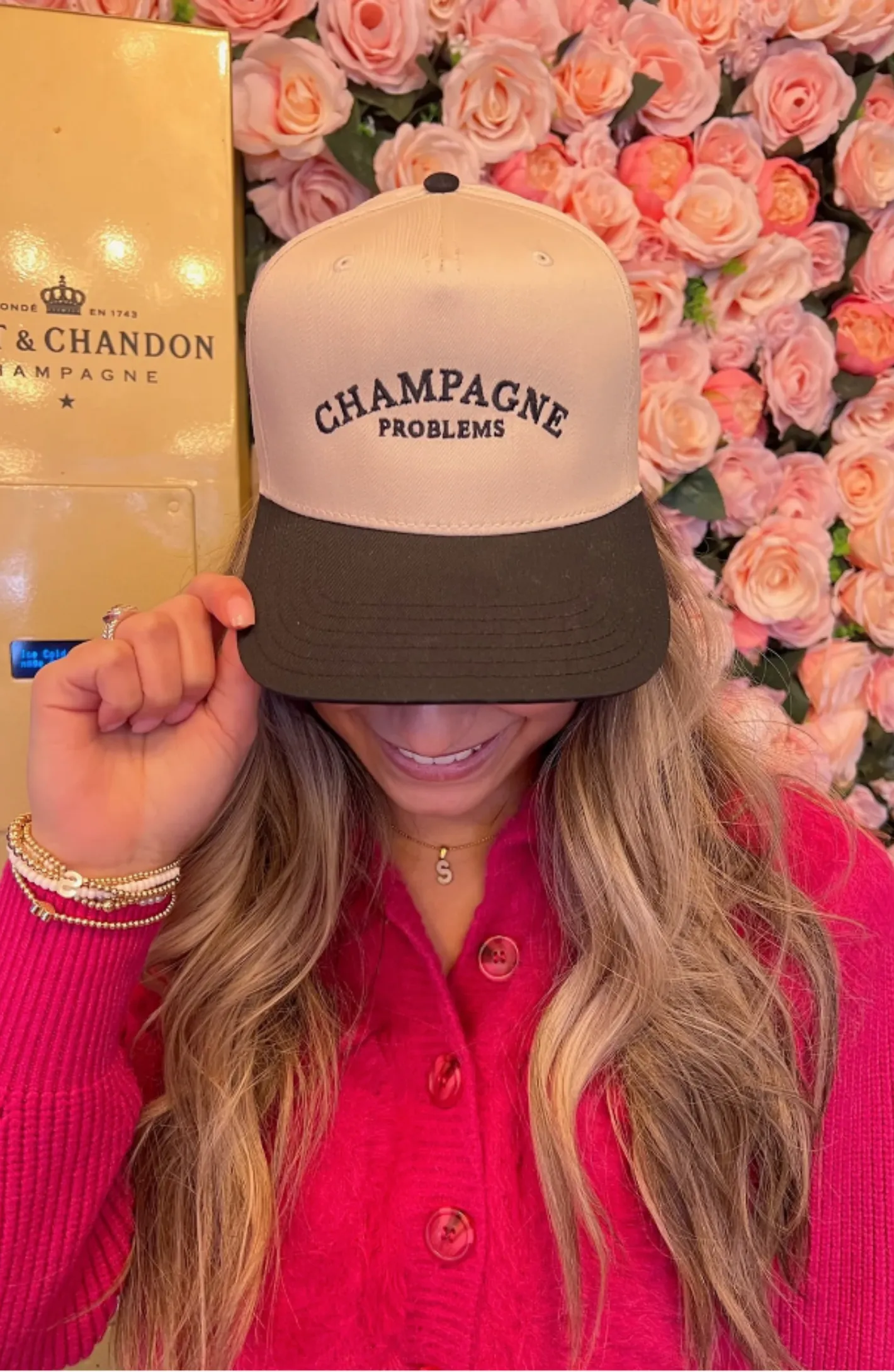 Champagne Problems Trucker Hat