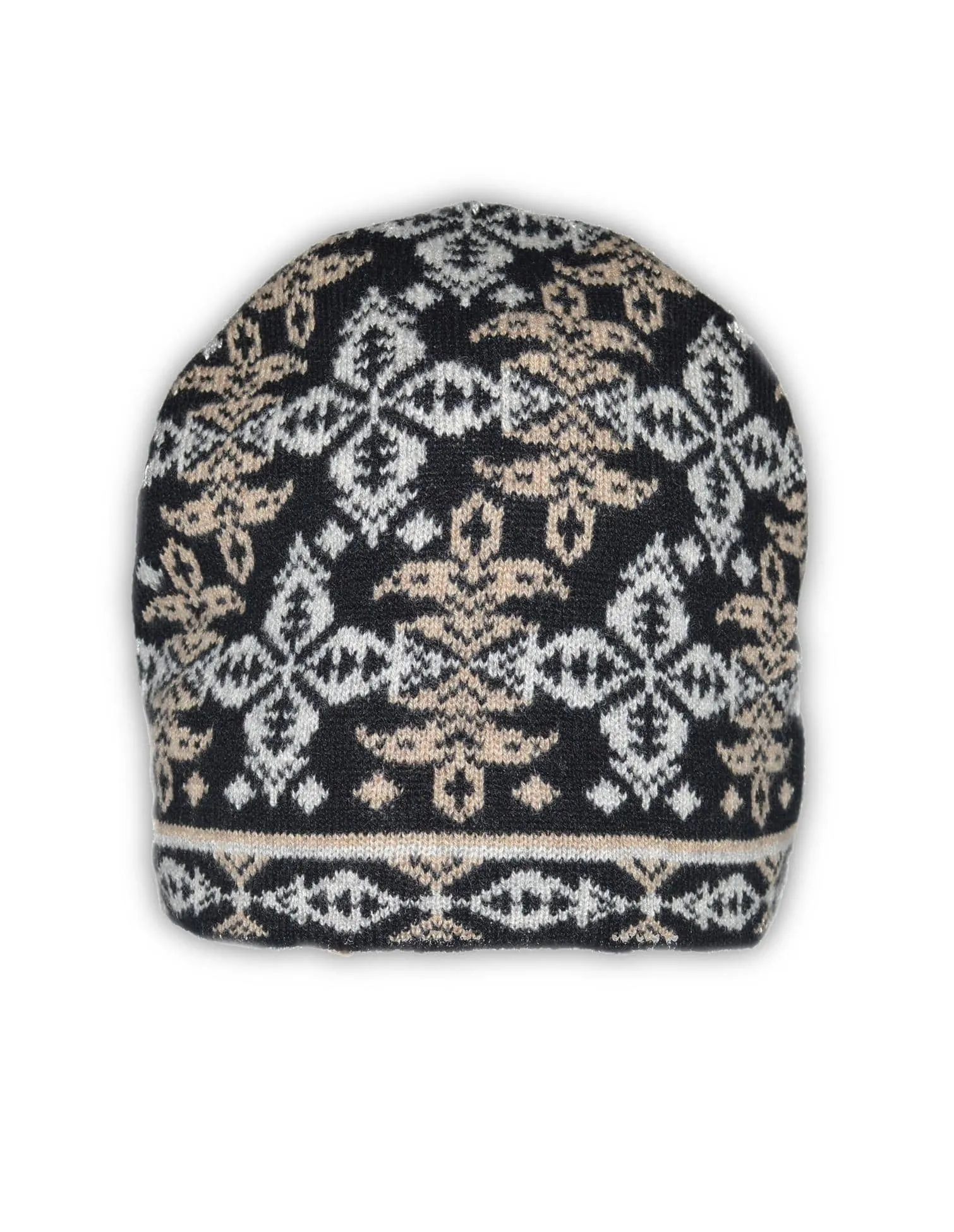 Chandelier Cashmere Jacquard-Knit Cashmere Hat