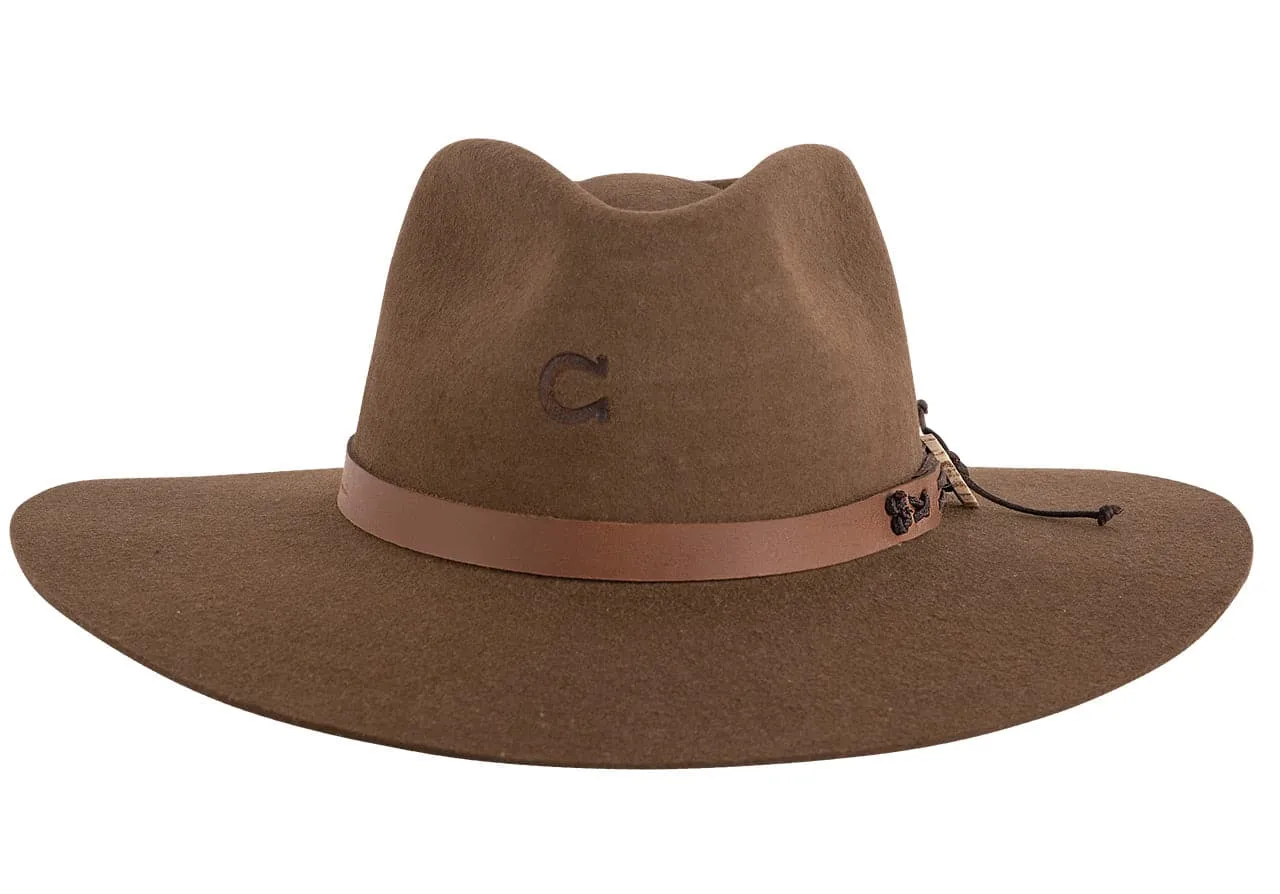 Charlie 1 Horse Teepee Hat - Oak