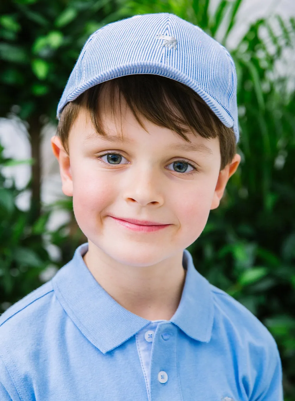 Charlie Cap in Blue Stripe