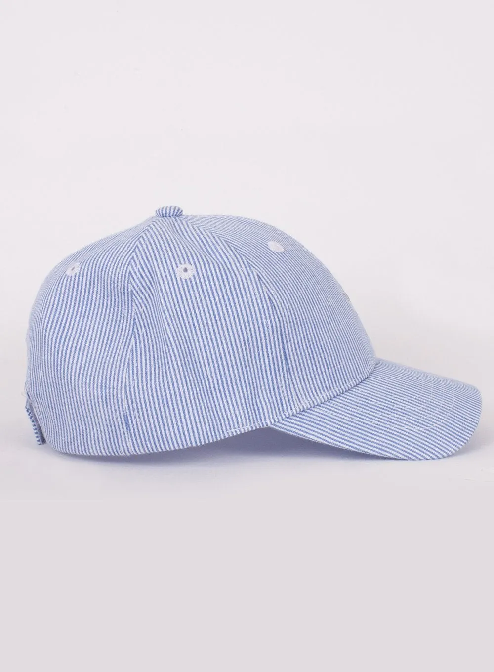 Charlie Cap in Blue Stripe