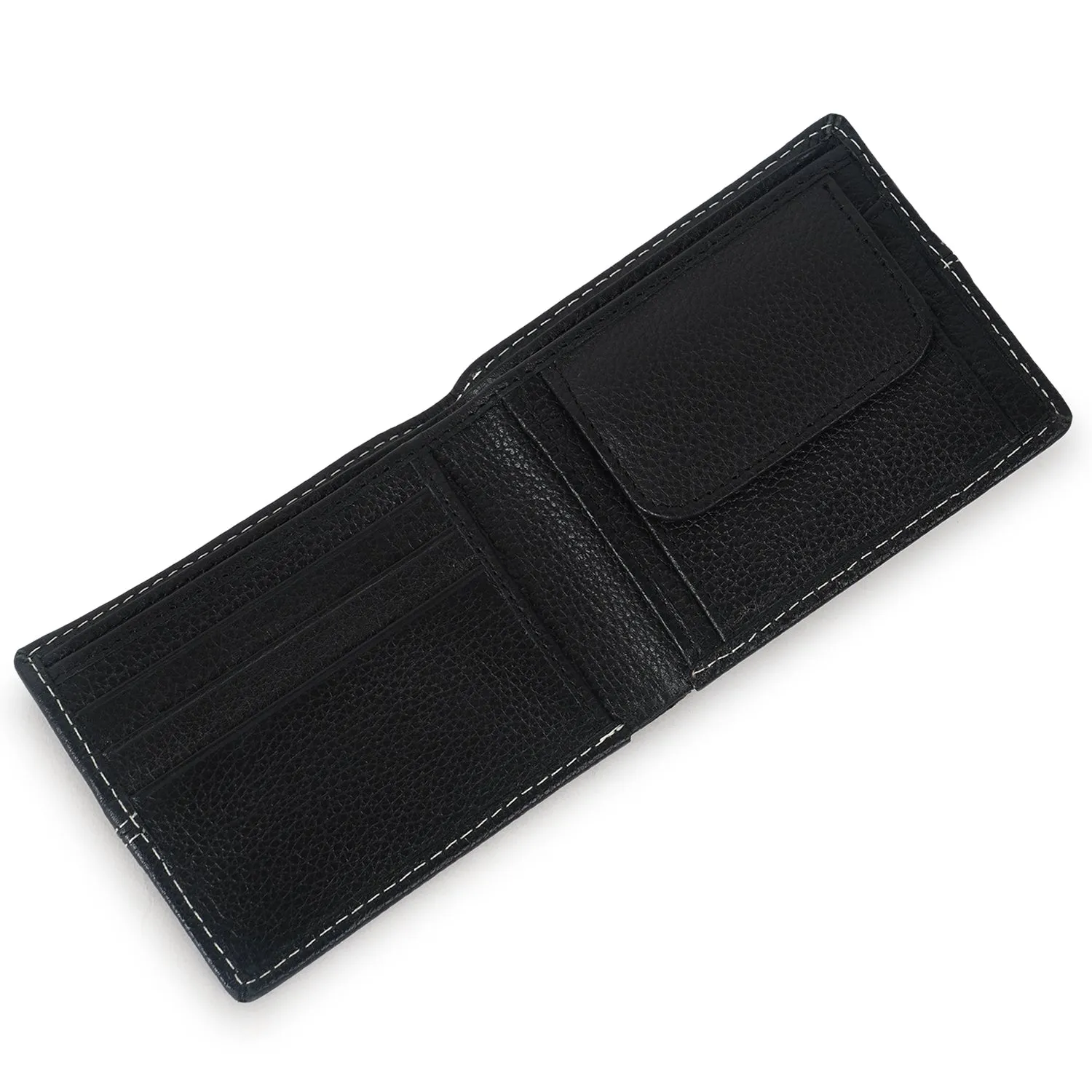 CIMONI Genuine Leather men wallet Black