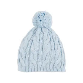 Collins Cable Knit Hat (Unisex) - Buckhead Blue