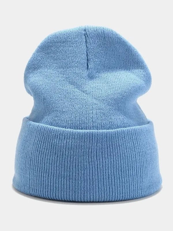 Cool Knitted Plain Hats For Men and Women - SF0400