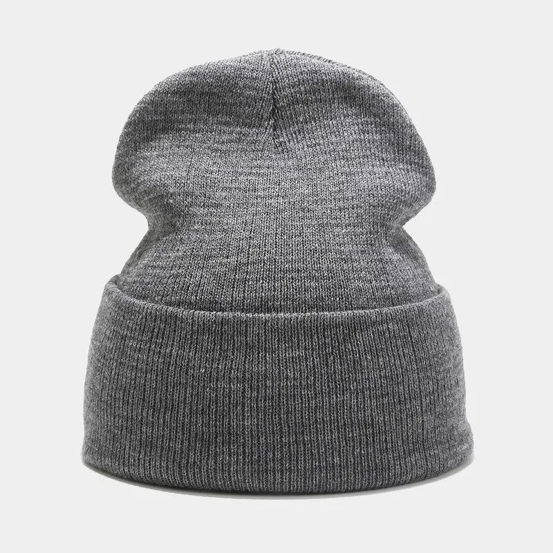 Cool Knitted Plain Hats For Men and Women - SF0400