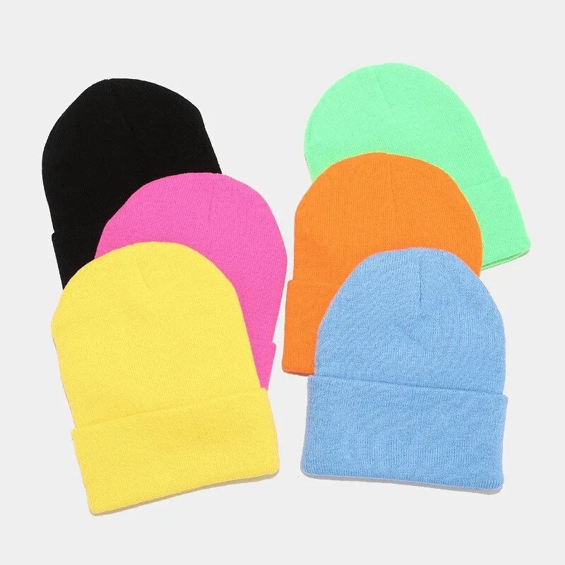 Cool Knitted Plain Hats For Men and Women - SF0400