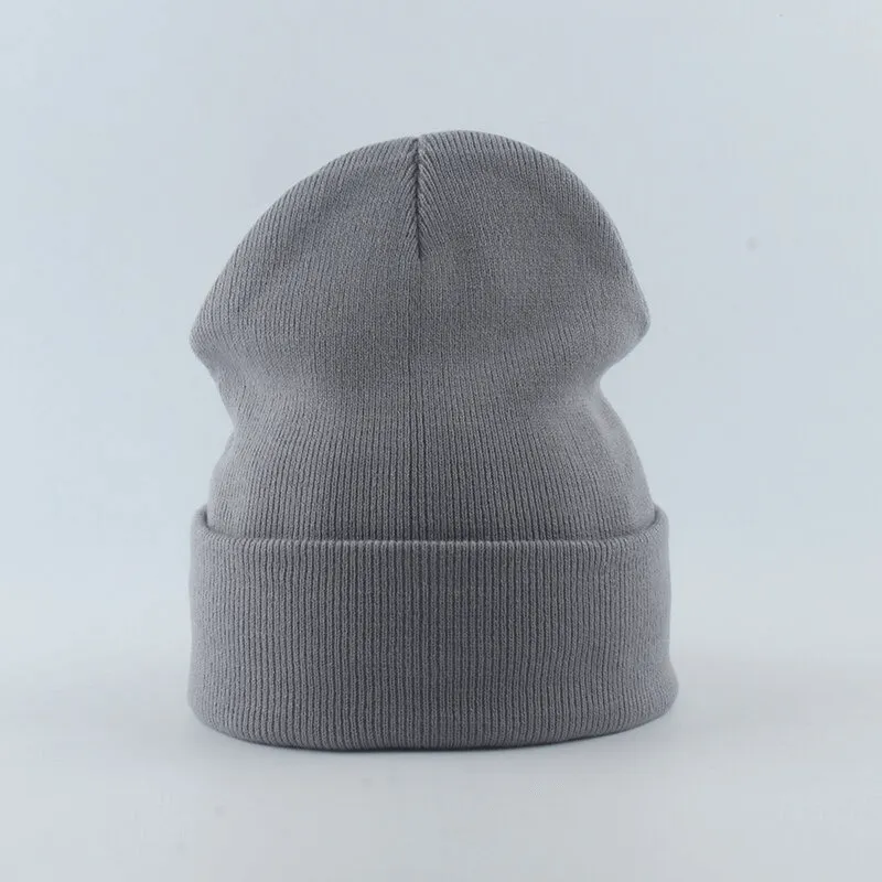 Cool Knitted Plain Hats For Men and Women - SF0400