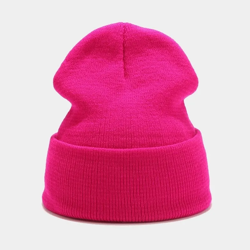 Cool Knitted Plain Hats For Men and Women - SF0400