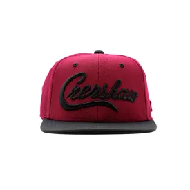 Crenshaw Limited Edition Snapback - Burgundy/Black [Two-Tone]