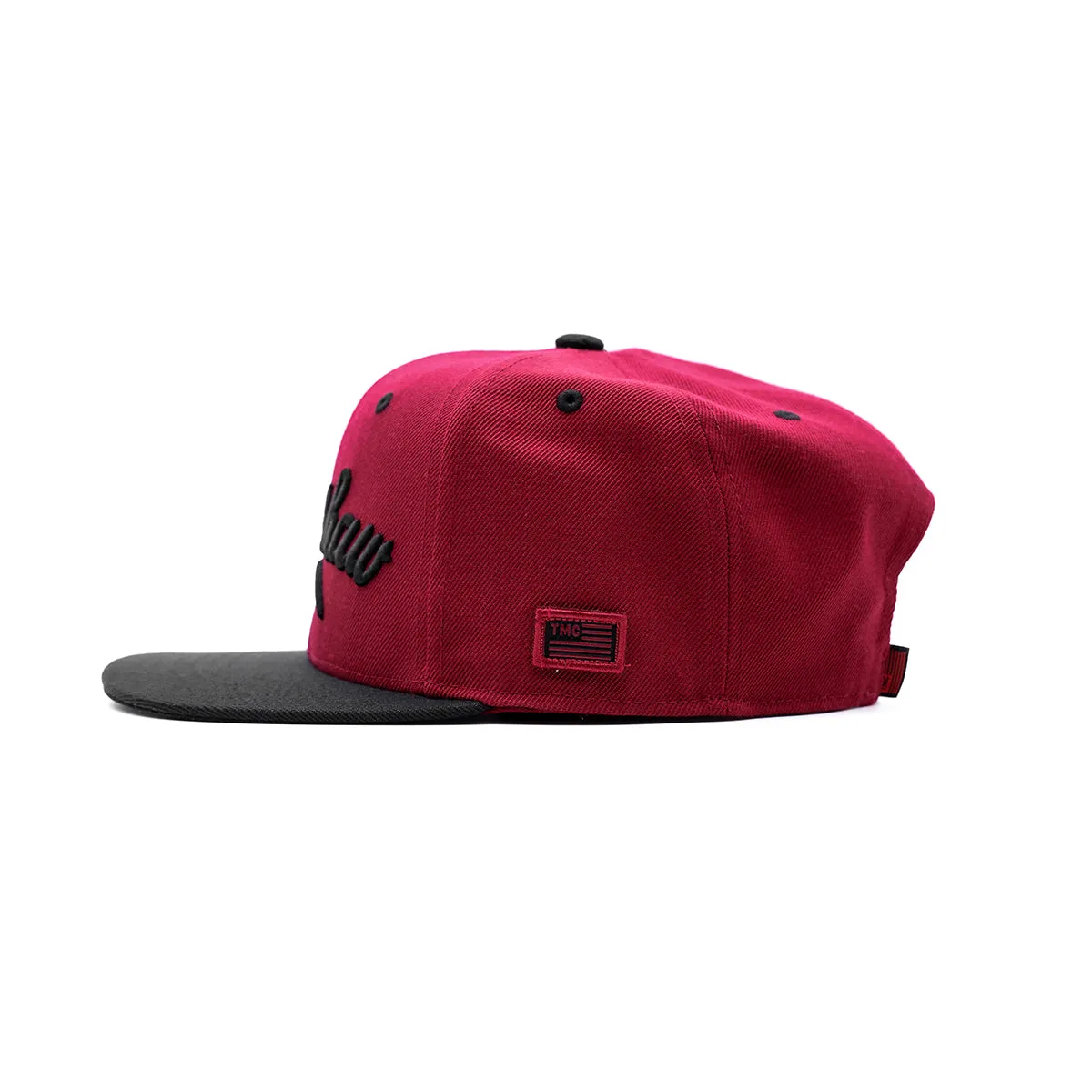 Crenshaw Limited Edition Snapback - Burgundy/Black [Two-Tone]