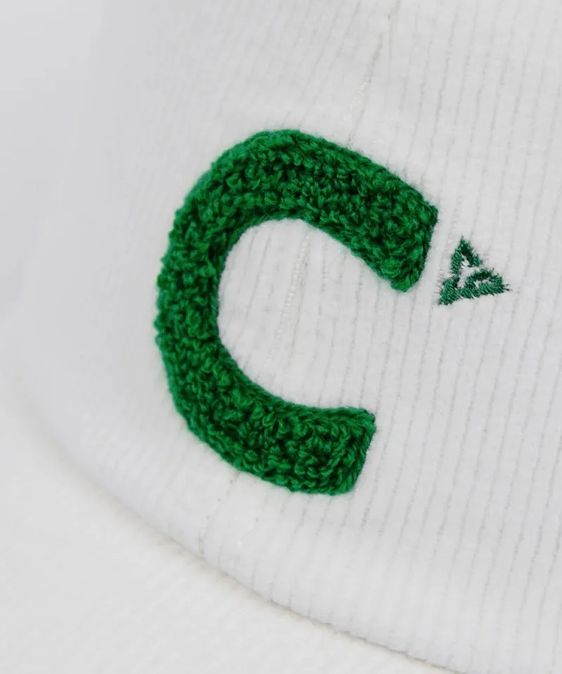 CREVE NINE: Corduroy Ball Cap - Ivory