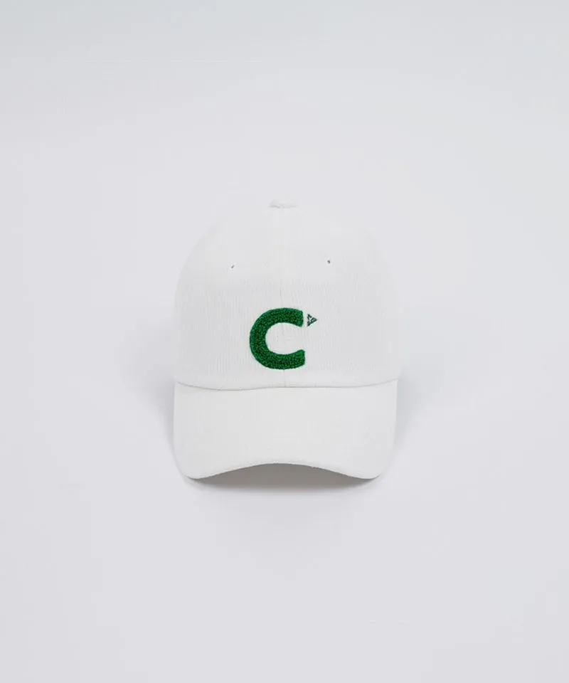 CREVE NINE: Corduroy Ball Cap - Ivory