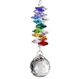 Crystal Grand Cascade Suncatcher - Rainbow