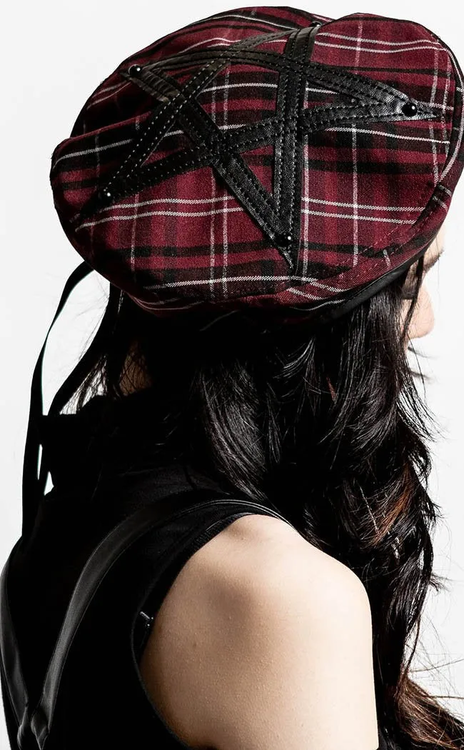 Dark Fate Beret | Blood Tartan