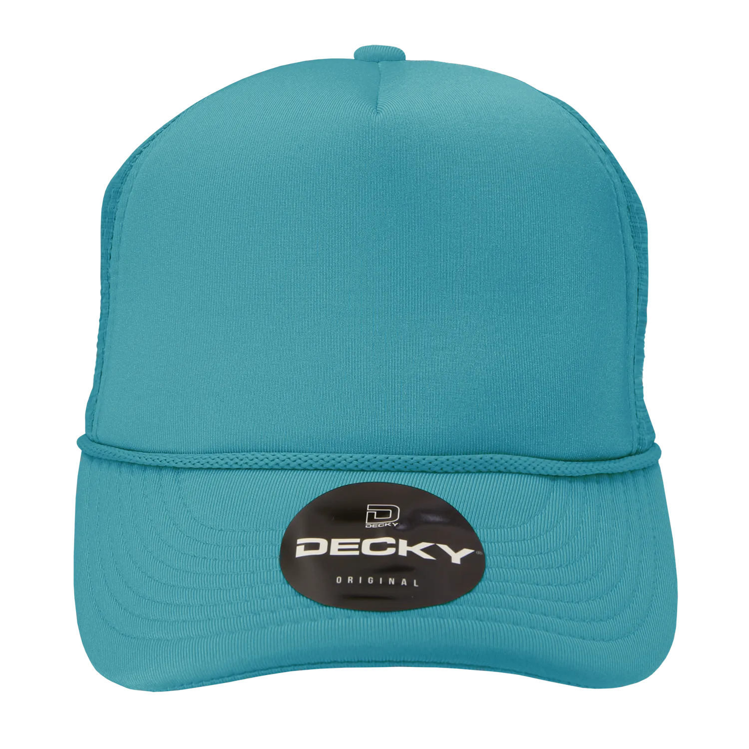 Decky 211 Blank 5 Panel Foam Trucker Cap, Mesh Back Hat