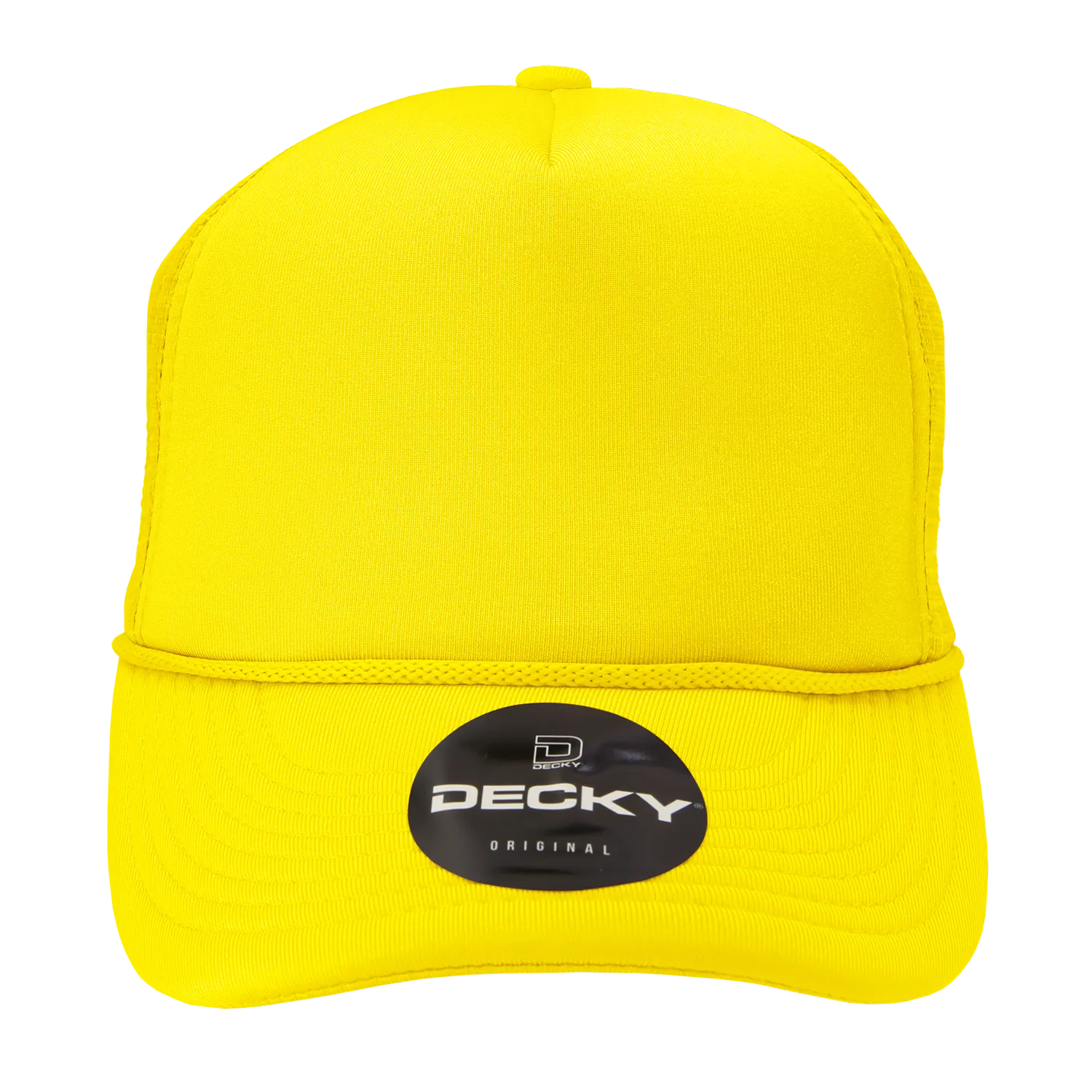 Decky 211 Blank 5 Panel Foam Trucker Cap, Mesh Back Hat