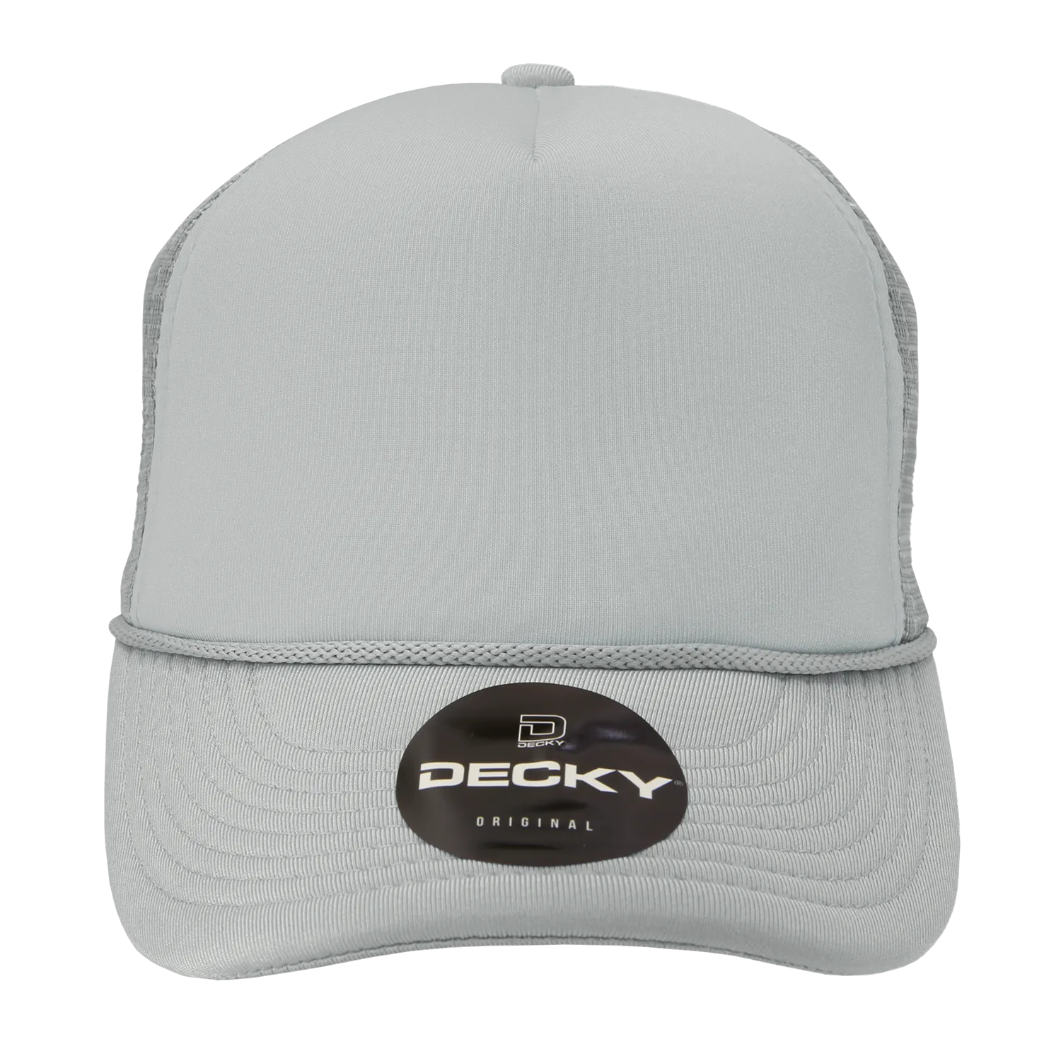 Decky 211 Blank 5 Panel Foam Trucker Cap, Mesh Back Hat