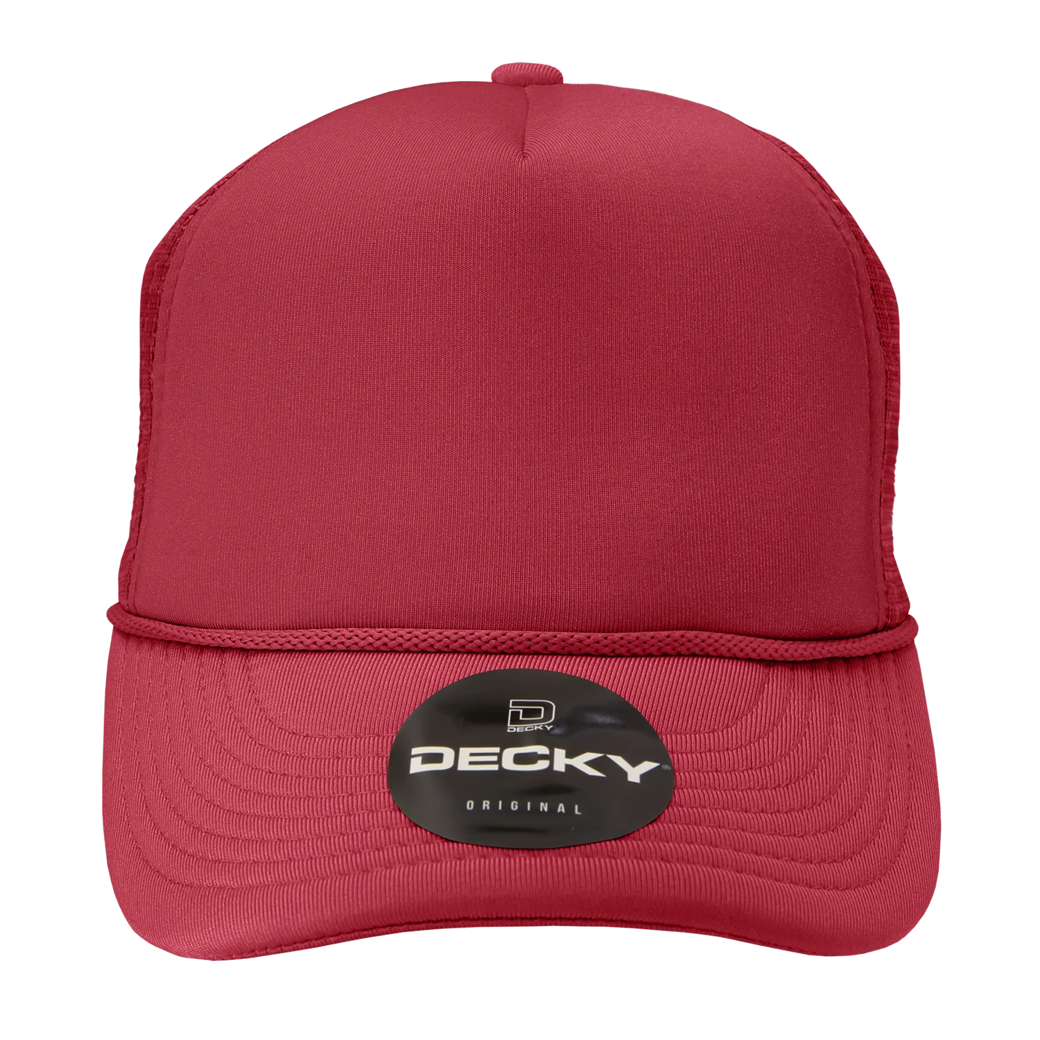 Decky 211 Blank 5 Panel Foam Trucker Cap, Mesh Back Hat