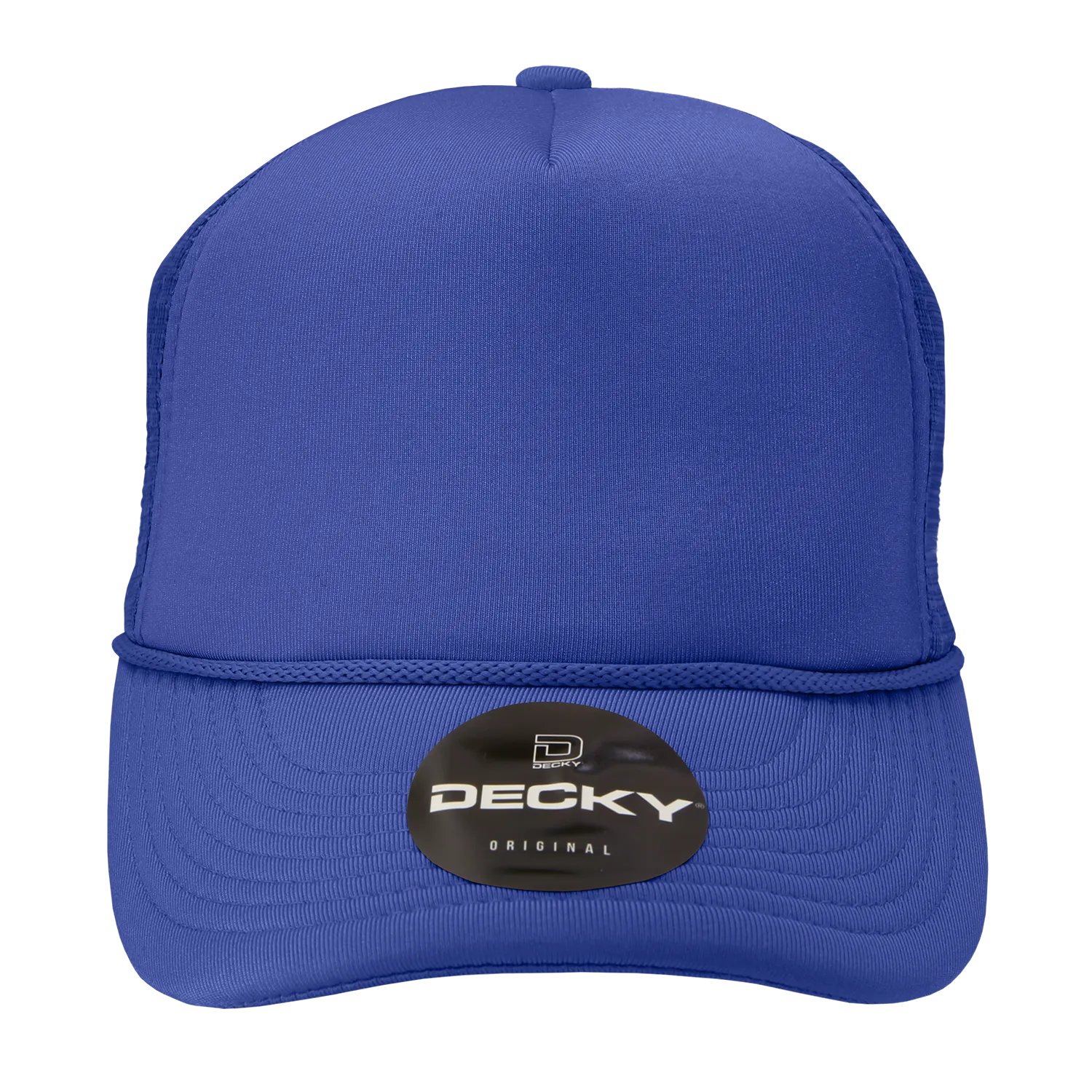 Decky 211 Blank 5 Panel Foam Trucker Cap, Mesh Back Hat