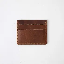 English Tan Slim Card Wallet