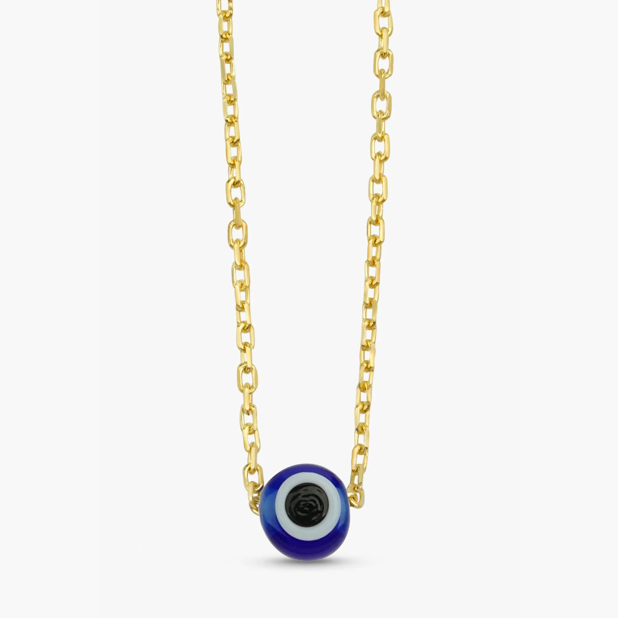 Evil Eye Glass Bead Necklace, Gabriella