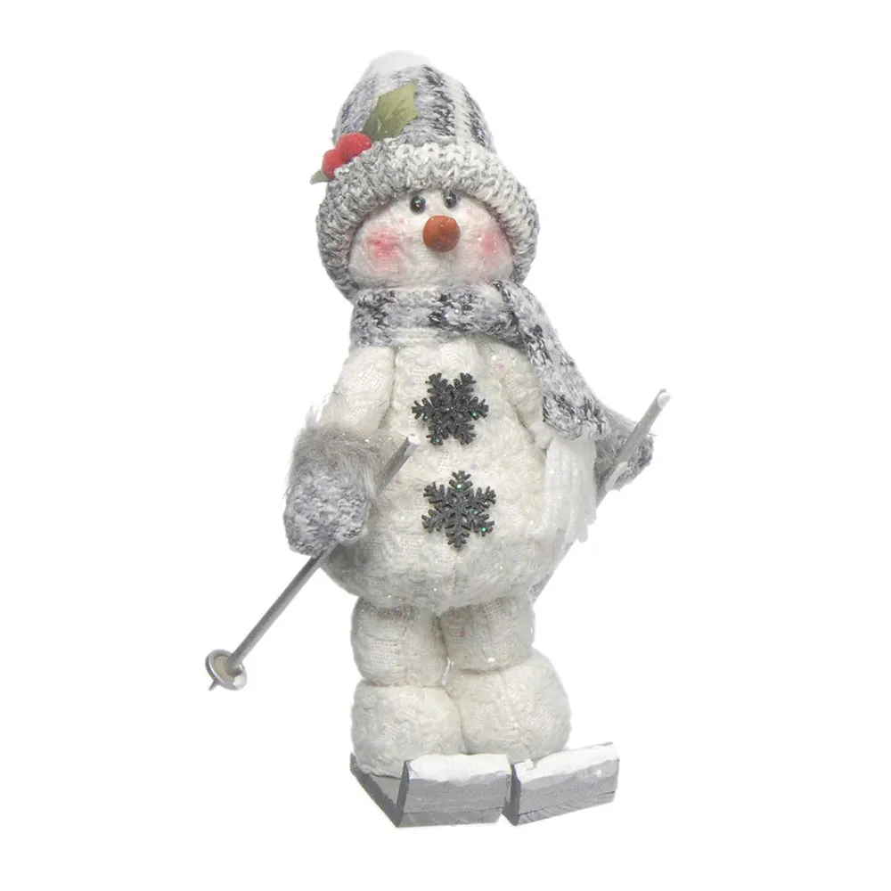 Festive Grey/White Snowman (Assorted)