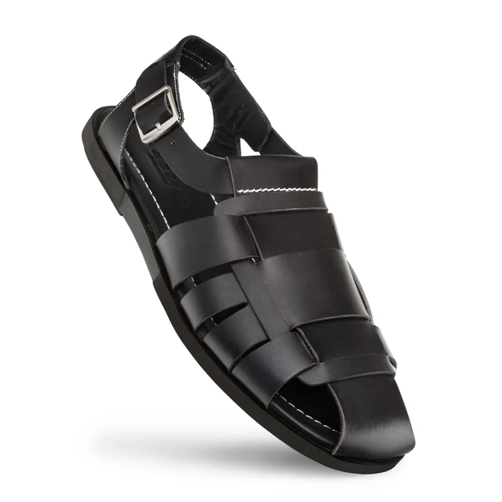 Fisherman Sandal - Black | Mezlan