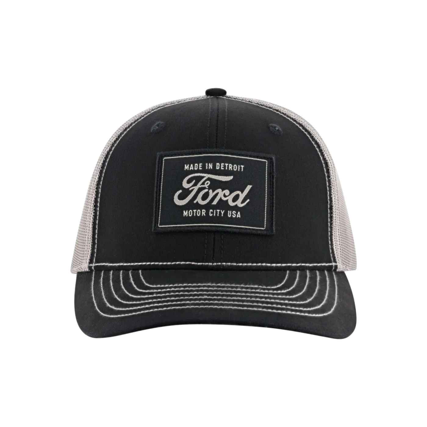 Ford Logo Motor City USA Patch Hat