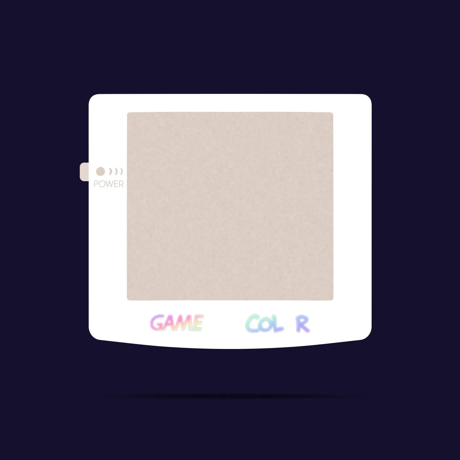 Game Boy Color Q5 Holographic Colored Glass Lens