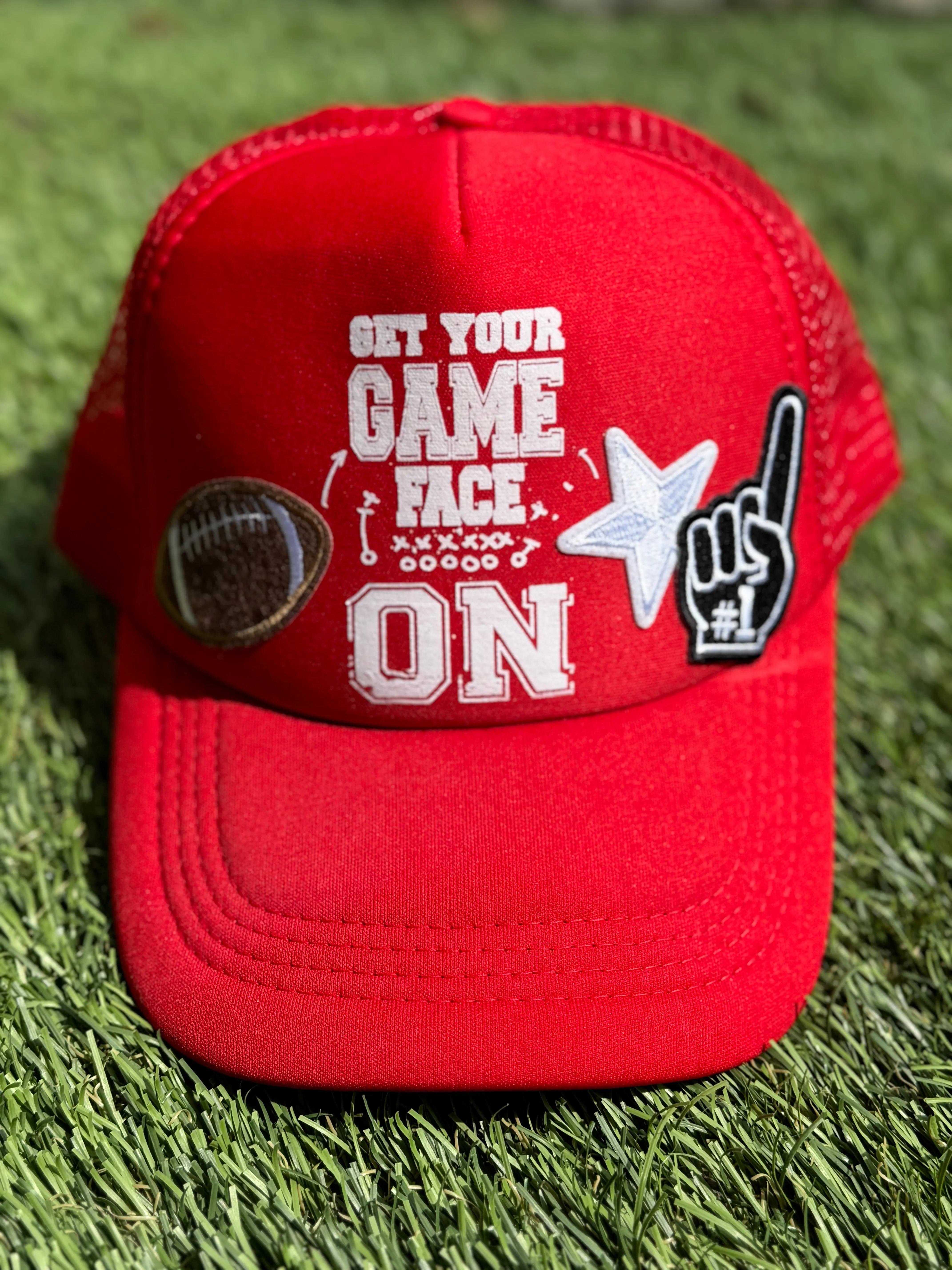 Get Your Game Day Face On Hat