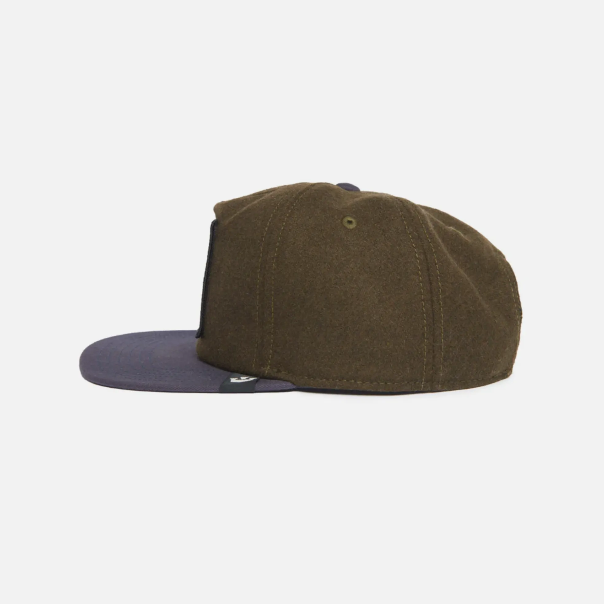 Goorin Bros Top Dog {Bad Boy} Flat Brim Trucker Hat (Olive)