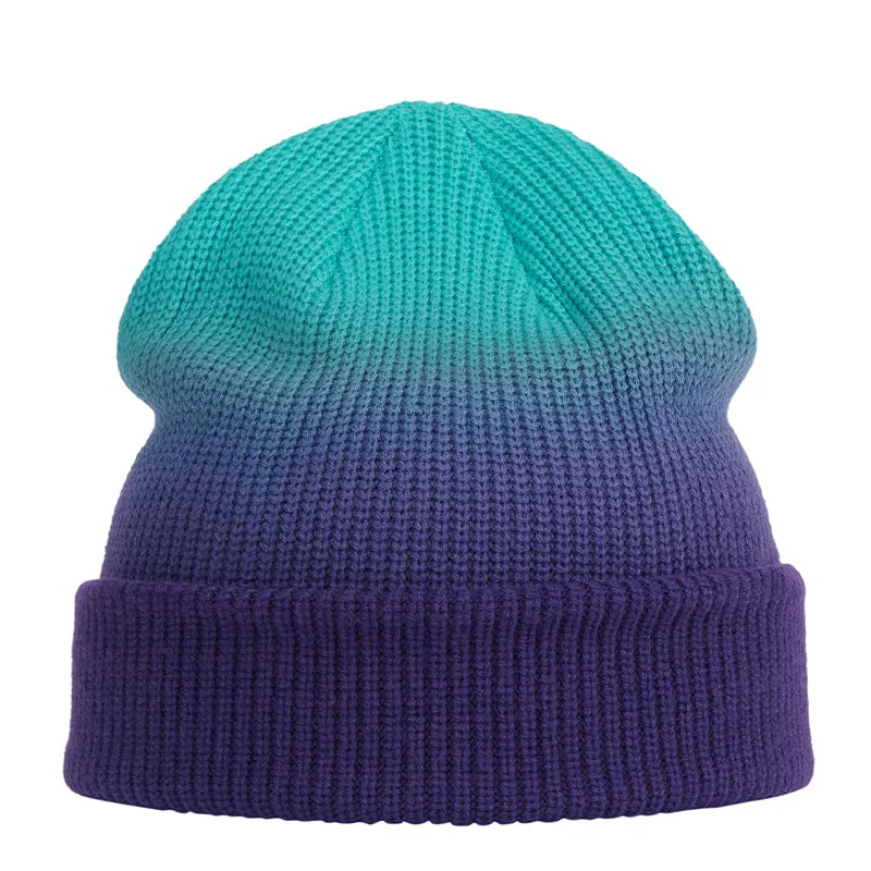 GRADIENT COLOR KNITTED HAT